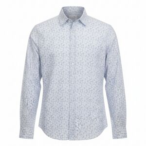 Truth Substance Common Sense  Printed Long Sleeve Button Down Shirt Mens Small